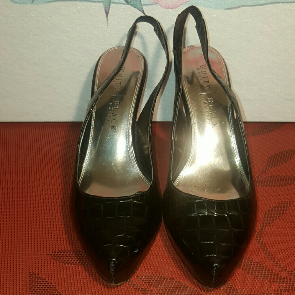White House Black Market Patent Heels